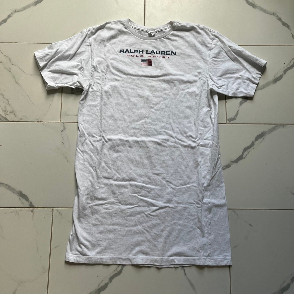 Vintage 1990s Polo Ralph Lauren Sports T-Shirt Large Tall